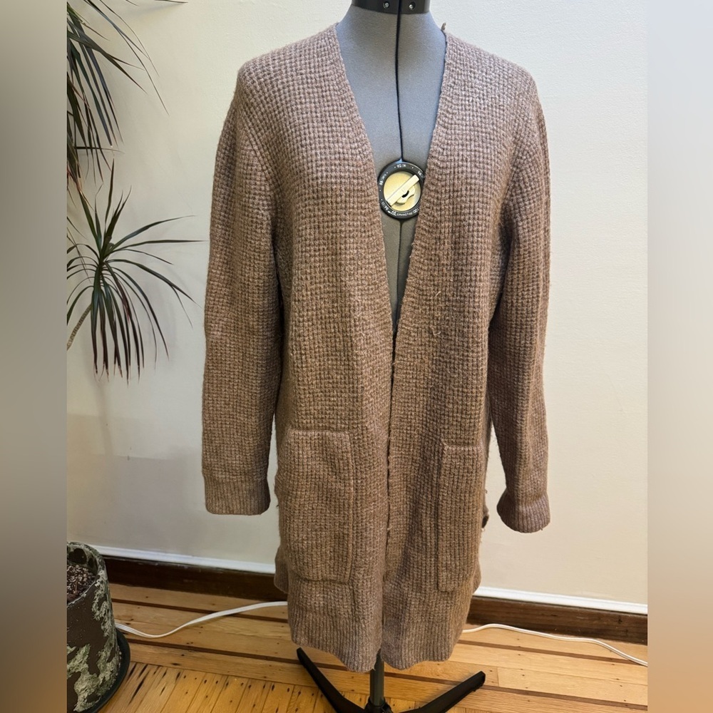 Madewell Wool/ Alpaca Women's Cozy Waffle Cardigan